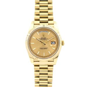 Day-Date 40 228238 Clean Factory Champagne Dial in Yellow Gold