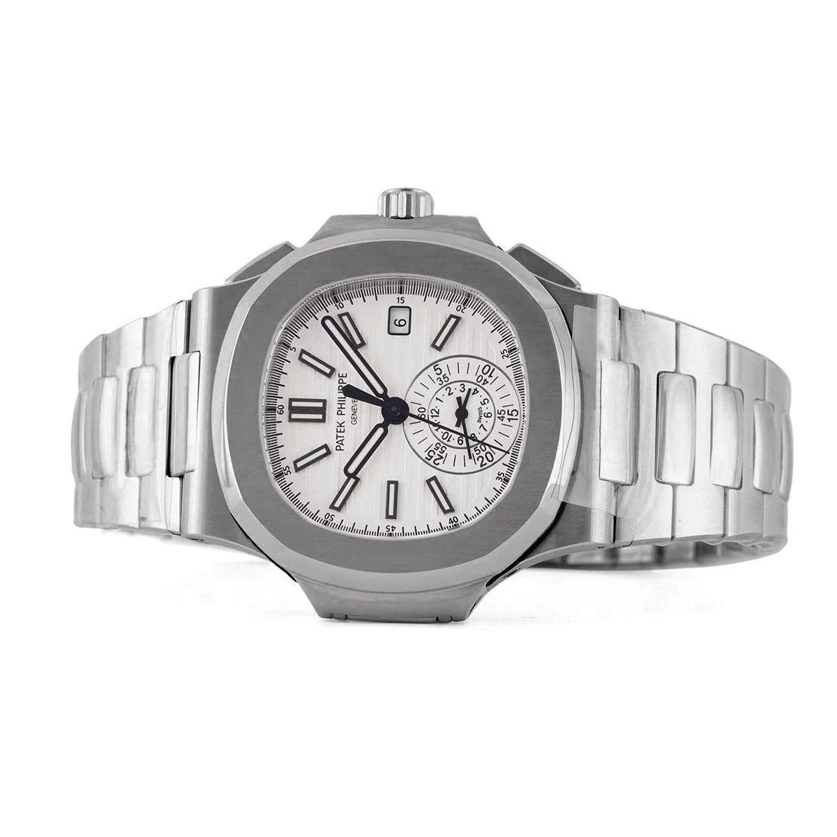 Nautilus 5980/1A-019 White Dial in Steel - Image 3