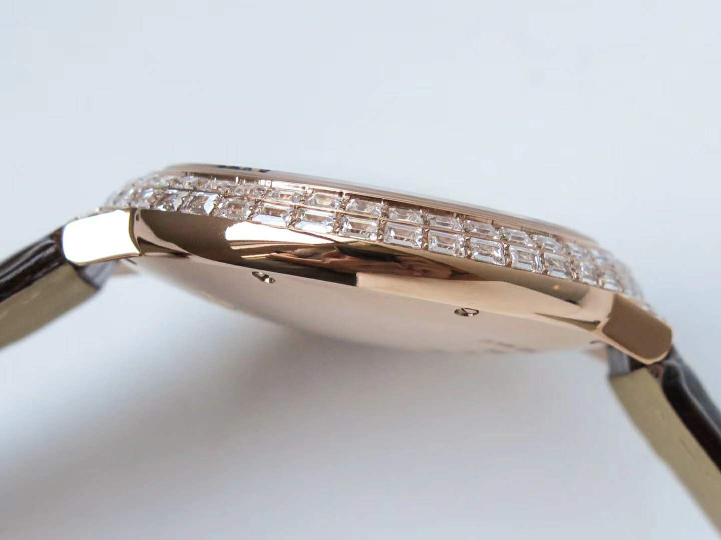 Ballon Bleu de Cartier 42mm Diamond Paved Dial in Rose Gold - Image 7