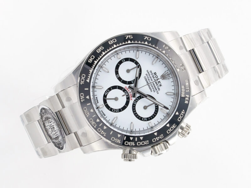 Daytona Panda 116500 Clean Factory 1:1 Best Edition 904L SS Case and Bracelet White Dial SH4131 - Image 8